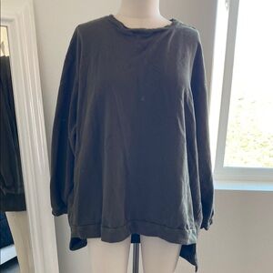 Oversized Dark Green Sweatshirt